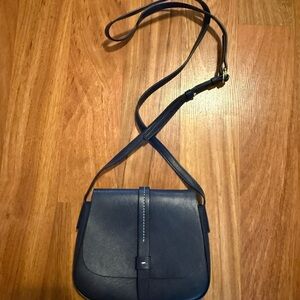 Gap Blue Leather Crossbody Bag